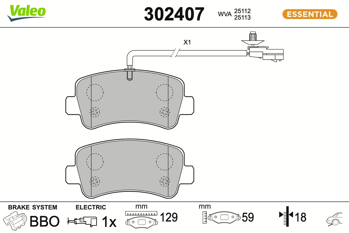 BRAKE PADS FIRST RENAULT MASTER T45 RR